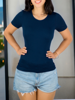 BLUSAS PLAYERA DE MUJER CANALÉ STRETCH INDIVIDUAL Y EN SET DE 2 - MALABIS