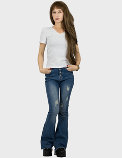 Blusas Mujer Stretch Casual Blusa Negra Crop Top Cuello V - tienda en línea