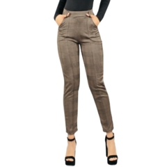 Jeggins Mujer Legging Pantalón A Cuadro Mallones Mayon Malla - comprar en línea