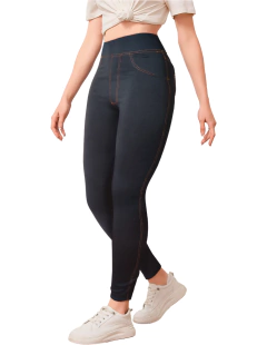 Legging Mujer Mezclilla Grueso Mallones Leggins Mayon Mallas - MALABIS