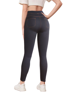 Legging Mujer Mezclilla Grueso Mallones Leggins Mayon Mallas - tienda en línea