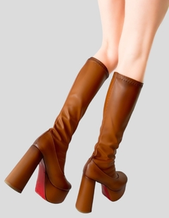 Botas de Plataforma para Mujer abajo de la Rodilla