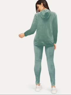 Imagen de Conjuntos Deportivo Casuales Mujer Legging Y Sudadera Stretch
