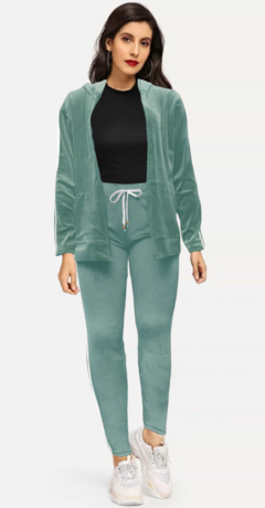 Conjuntos Deportivo Casuales Mujer Legging Y Sudadera Stretch