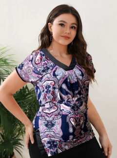 Blusa Mujer Tallas Grandes Amplia Casual Plus Size Blusones en internet
