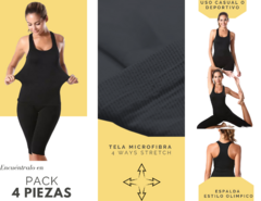Imagen de Blusas Mujer Camiseta Dama Casual Blusa Negra Crop Top