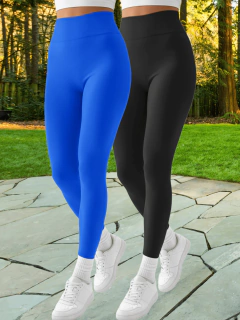 Set 2 Legging Térmico Mujer Stretch Leggins Mayon Mallas Mallones en internet