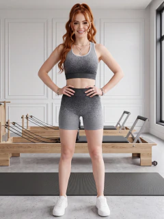 Conjunto de Mujer Deportivo/Casual 2 PIEZAS Short y Blusa Stretch, Comodidad y Estilo en internet