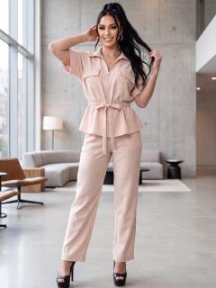 Conjunto Elegance Comfort – Blusa con Cierre y Pantalón Recto en internet