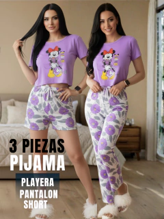 Pijama 3 Piezas para Mujer – Comodidad y Estilo en Set - tienda en línea