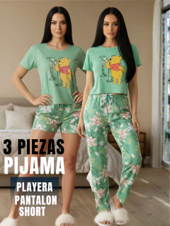 Imagen de Pijama 3 Piezas para Mujer – Comodidad y Estilo en Set