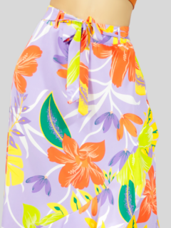 Falda Corte De Sirena Con Volantes, Elegante o Casual Falda Lápiz De Cintura Alta - MALABIS