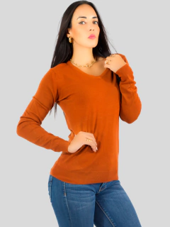Imagen de Suéter Mujer Cuello V Sueteres De Punto Dama Sweaters