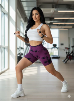 Set 2 Shorts Deportivo Mujer Casual Stretch Texturizado Push Up Biker, Running, Gym y Entrenamiento Shores - tienda en línea