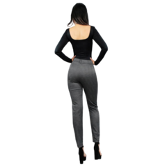 Jeggins Mujer Legging Pantalón A Cuadro Mallones Mayon Malla