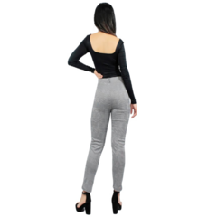 Jeggins Mujer Legging Pantalón A Cuadro Mallones Mayon Malla en internet