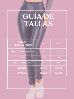 Legging Mujer Vinipiel Imitación Cuero Tiro Alto Casual