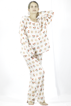 Pijama Afelpada Mujer Polar Pantalón Sudadera Ropa Invierno - comprar en línea