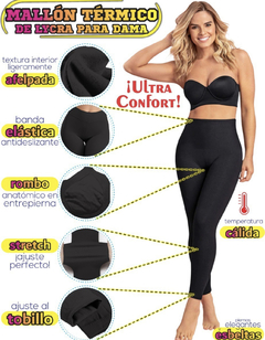 Set 4 Mallones Mujer Térmico Stretch Leggins Mayon Mallas en internet