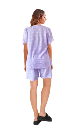 Pijama De Short Y Playera Mujer Ropa De Dormir Aesthetic - comprar en línea