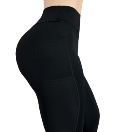 Leggins Deportivo Mujer Mallas Gym Mallones Dama Con Bolsas - comprar en línea