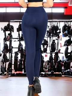 Leggings deportivo O Casual para mujer con bolsas laterales y detalles en malla - MALABIS