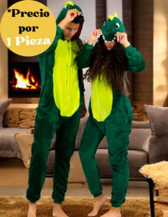 Pijama Mameluco Adultos Y Niño Tela Polar Fleece de Invierno Pijamas Familiares - tienda en línea
