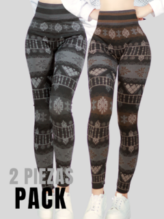 Set 2 Legging de Mujer Mallones Dama Stretch Leggins Mayon Mallas Deportivas - comprar en línea