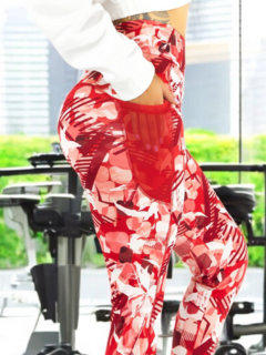Leggins Deportivo Mujer Mallas Gym Mallones Dama Con Bolsas Laterales en internet