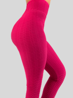 LEGGINS MUJER PUSH UP MALLAS DEPORTIVAS TEXTURIZADA STRETCH