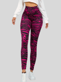 LEGGINS DE MUJER DE LICRA DEPORTIVO O CASUAL DE ESTAMPADOS STRETCH - MALABIS