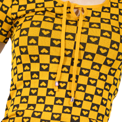 Pack de 2 Blusa de Mujer con Amarre en Cuello y Estampado Súper Stretch - comprar en línea