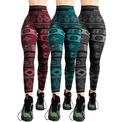 Set 3 Mallones Mujer Leggings Stretch Leggins Mayon Mallas