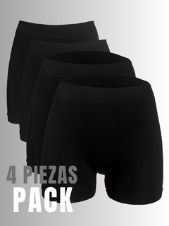 Set 4 Boxer Short Mujer Faja Moldeado Calzon Levanta Gluteos