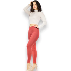 MALLONES MUJER AFELPADO INTERIOR LEGGINGS ELEGANTES MALLAS STRETCH - MALABIS