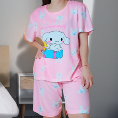 Pijama De Short Y Playera Mujer Ropa De Dormir Aesthetic