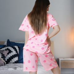 Pijama De Short Y Playera Mujer Ropa De Dormir Aesthetic - MALABIS