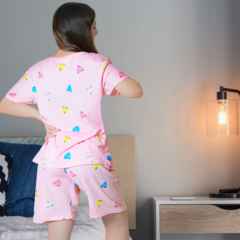 Pijama De Short Y Playera Mujer Ropa De Dormir Aesthetic - comprar en línea