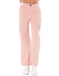 Pantalón Cargo Mujer Wide Legs Pantalones Anchos Mom Jeans - comprar en línea