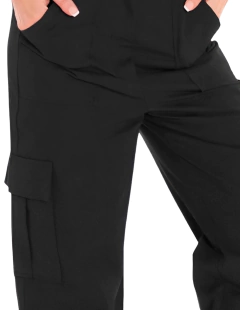 Pantalón Cargo Mujer Wide Legs Pantalones Anchos Mom Jeans - tienda en línea