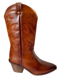 Bota cowboy abajo de la rodilla Malabis para mujer - tienda en línea
