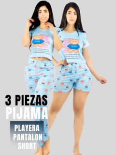 Set de Pijama 3 Piezas para Mujer – Comodidad y Estilo en Uno - MALABIS