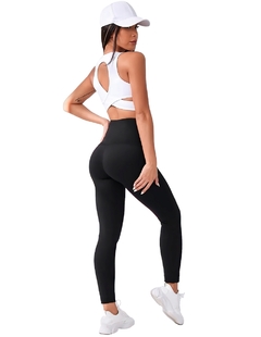 Imagen de Leggins Mujer De Tiro Exra Alto Faja Pantalon Casual Mallas