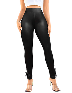 Leggins Cuero Moda Elegante O Casual Mujer Leginsn Vinipiel en internet