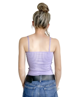 Blusa Mujer Texturizada Casual Blusa Negra Crop Top - MALABIS