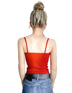 Blusa Mujer Texturizada Casual Blusa Negra Crop Top - comprar en línea