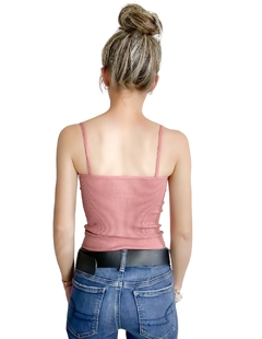 Blusa Mujer Texturizada Casual Blusa Negra Crop Top - MALABIS