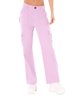 Pantalón Cargo Mujer Wide Legs Pantalones Anchos Mom Jeans - MALABIS