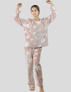 Pijamas de Invierno Mujer Tela Polar Navidad Afelpada Ropa Térmica Polar Fleece Flanel Cosplay Disfraz - comprar en línea