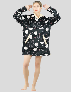 Camison Para Dormir Mujer Pijama Aesthetic Batas Dama Bluson